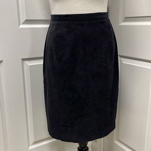 Black Brushed Skirt Size 18